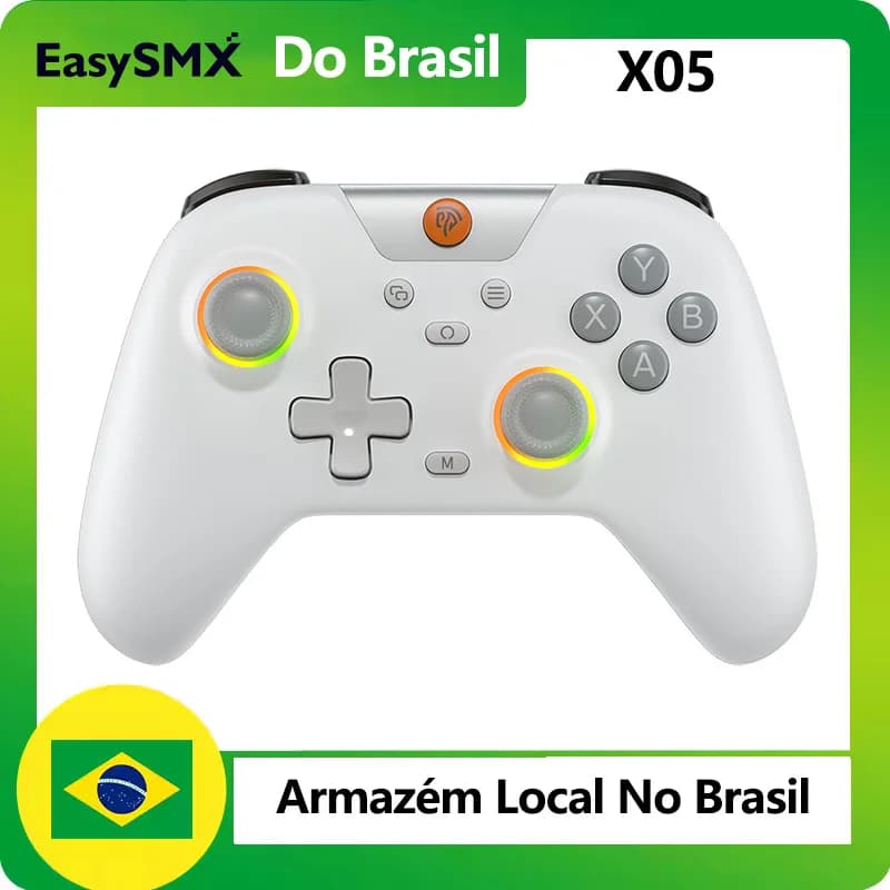 EasySMX Controle X05 RGB – sem fio, para PC, Switch e TV