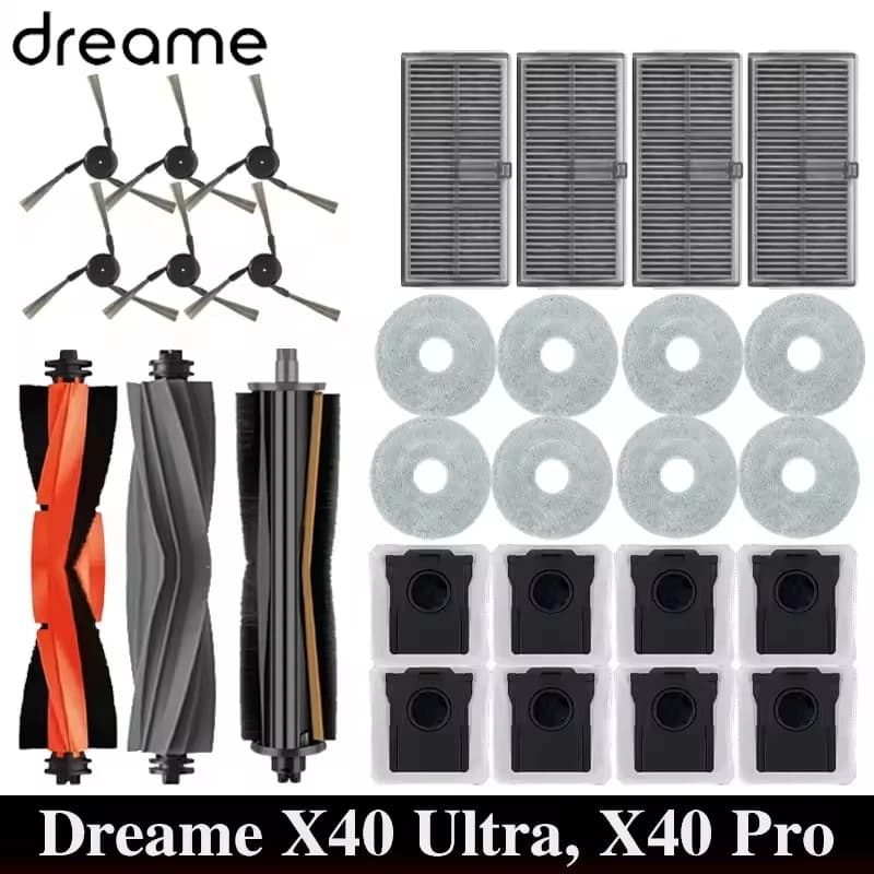 Dreame L40 Ultra / X40 Ultra – Kit Acessórios Completo