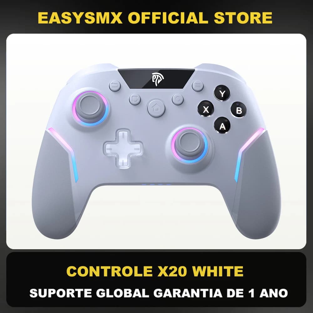 EasySMX X20 Controle Sem Fio para PC, NS, TV e Mobile – Gamepad