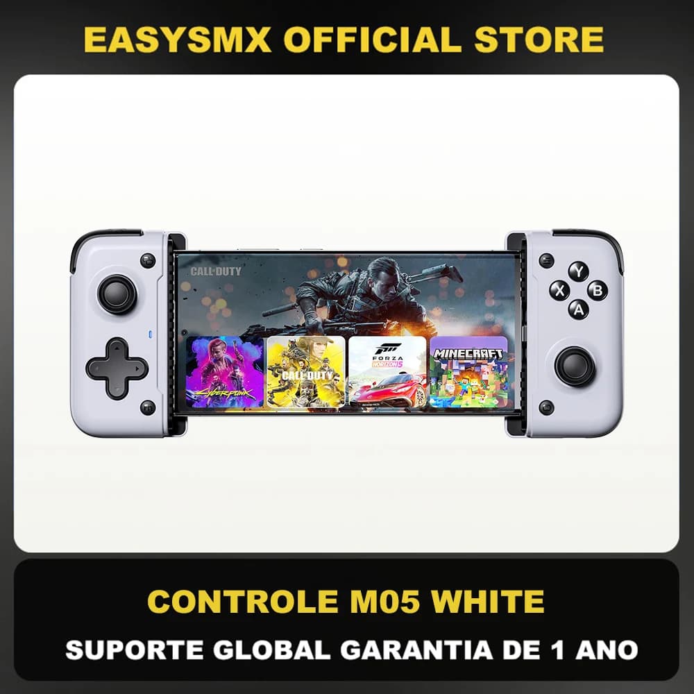 EasySMX Controle para Celular M05 Tipo C – Cloud Gaming e Android