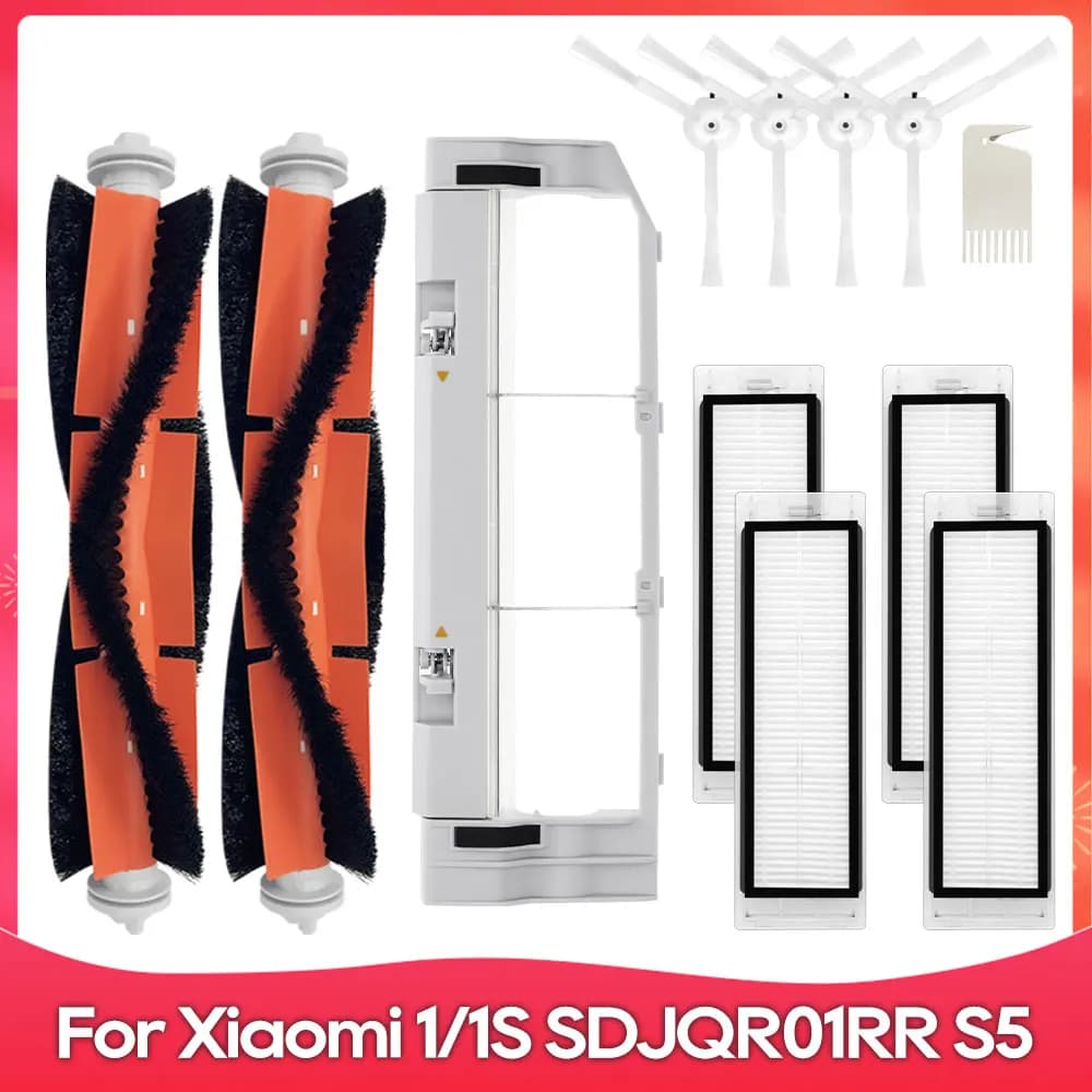 Xiaomi Escova e filtro compatíveis para Mi Robot 1/1S – 3 em 1
