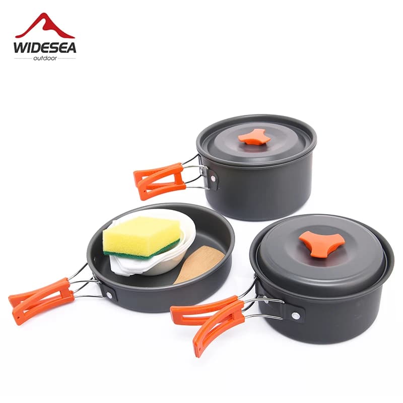 Widesea Conjunto de Panelas Camping Completo - 85,79