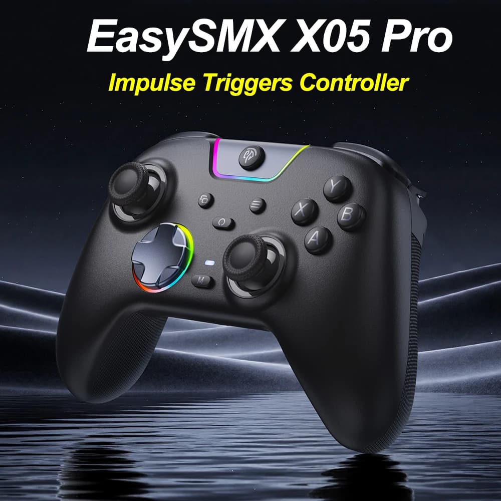 EasySMX Controle X05 Pro – Compatível PC, Switch, Android e iOS