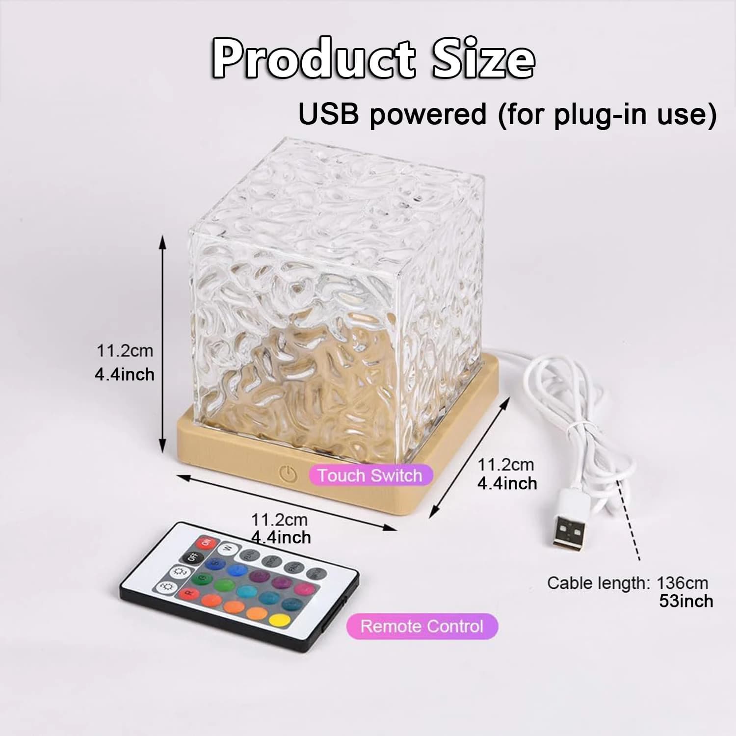 Aurora Projetor de Luz 16 Cores com Controle Remoto – LED Touch