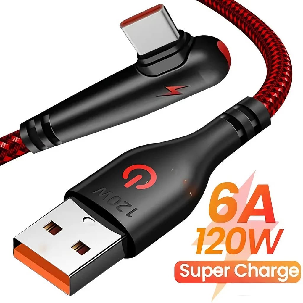 Xiaomi Cabo USB Tipo C 120W Carregamento Rápido
