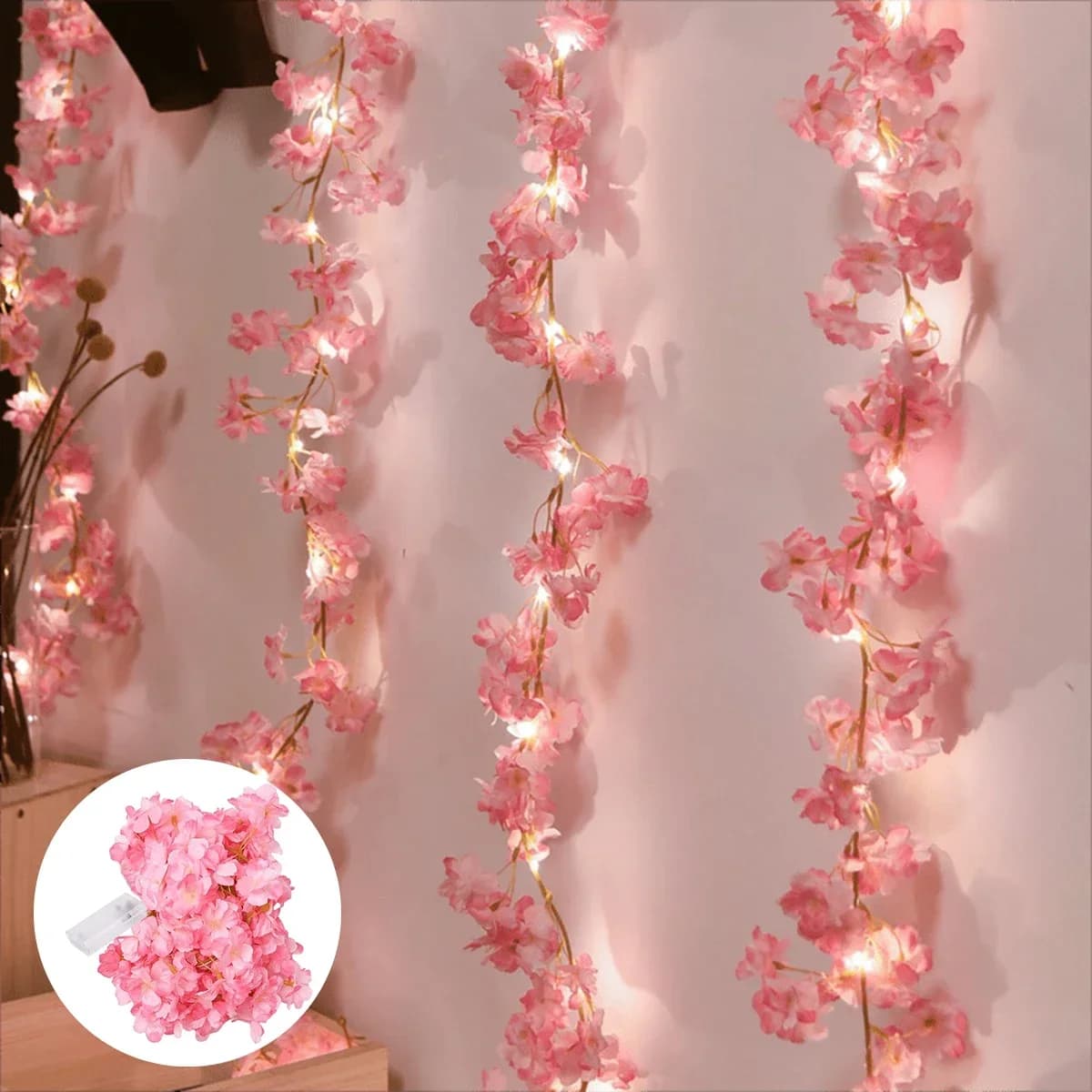 Guirlanda de Luz Flor de Cerejeira 2m - 20 LEDs