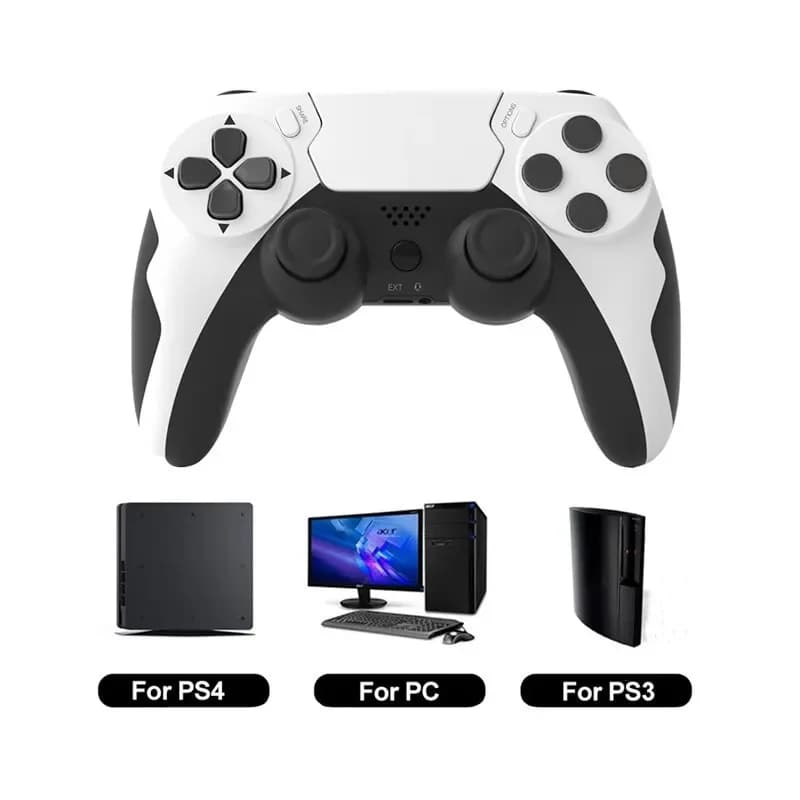 GAMINJA Gamepad sem fio com giroscópio de 6 eixos – PS4, PC