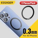 Essager Anel Magnético 0.3mm para iPhone 15/14 Pro e Samsung 2pcs — miniatura