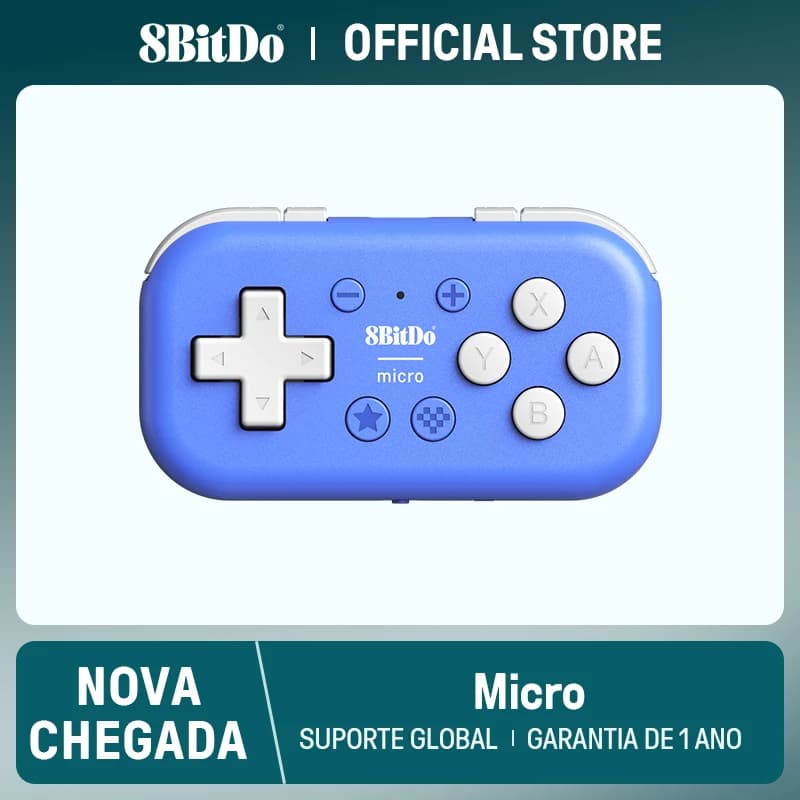 8bitdo Micro Bluetooth – Gamepad de bolso para Switch e Android