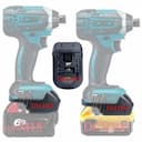 Adaptador Conversor DM18M Compatível com Milwaukee DeWalt Makita — miniatura