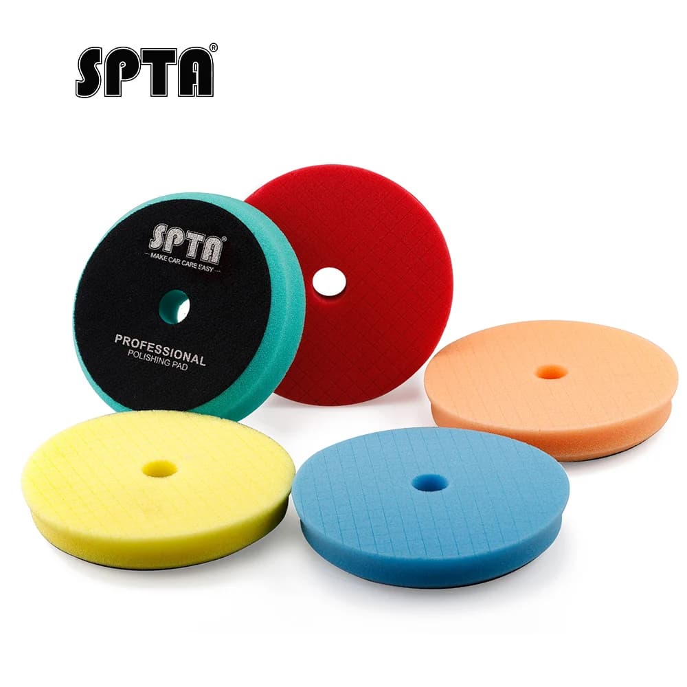 SPTA Almofada de Polimento Esponja para Carro 80mm 125mm 150mm