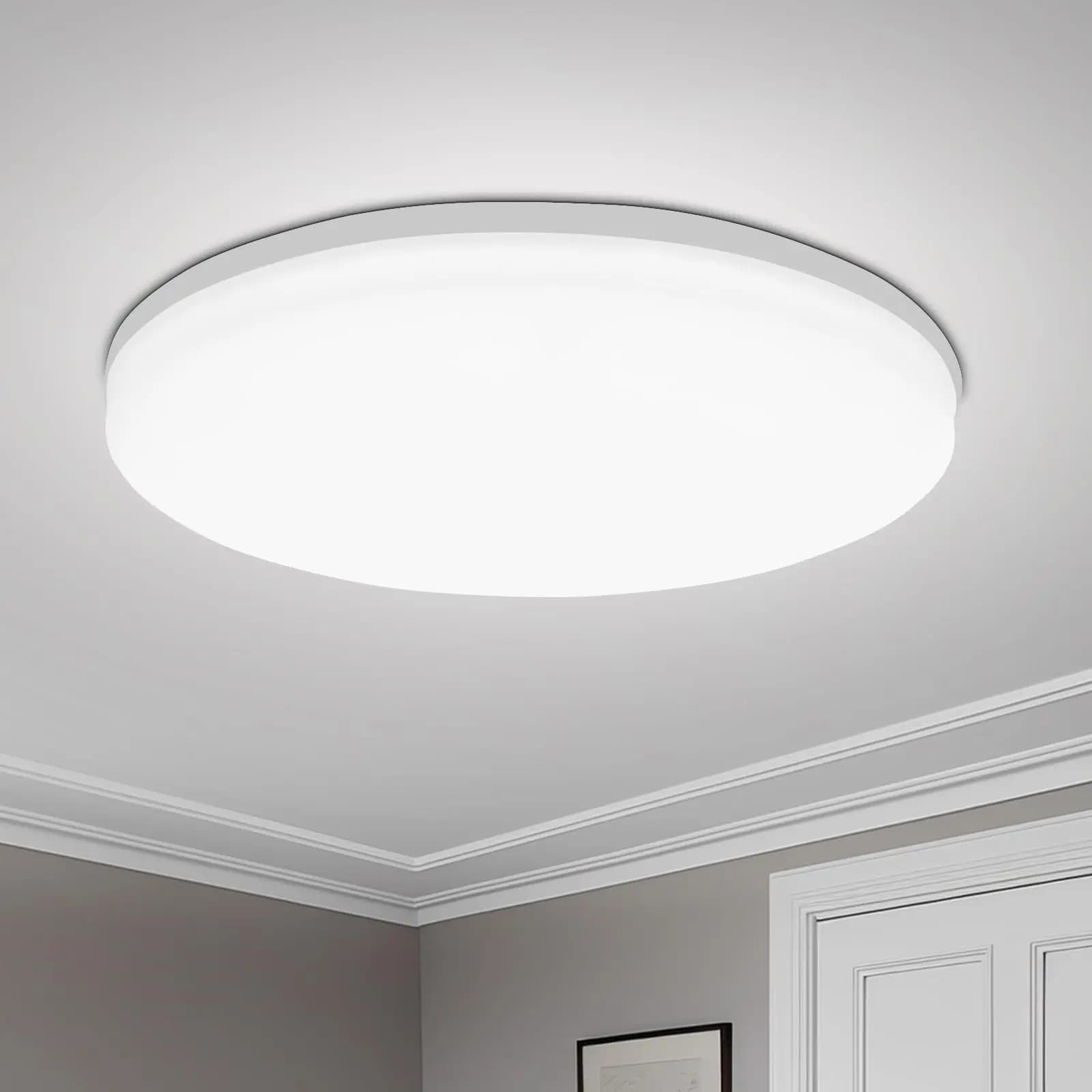 Luz de teto redonda LED – Iluminação moderna para sua casa