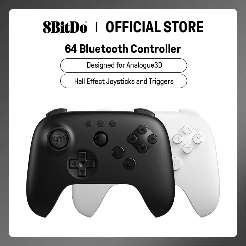 8bitdo Controlador Bluetooth 64 para Switch, PC e Android