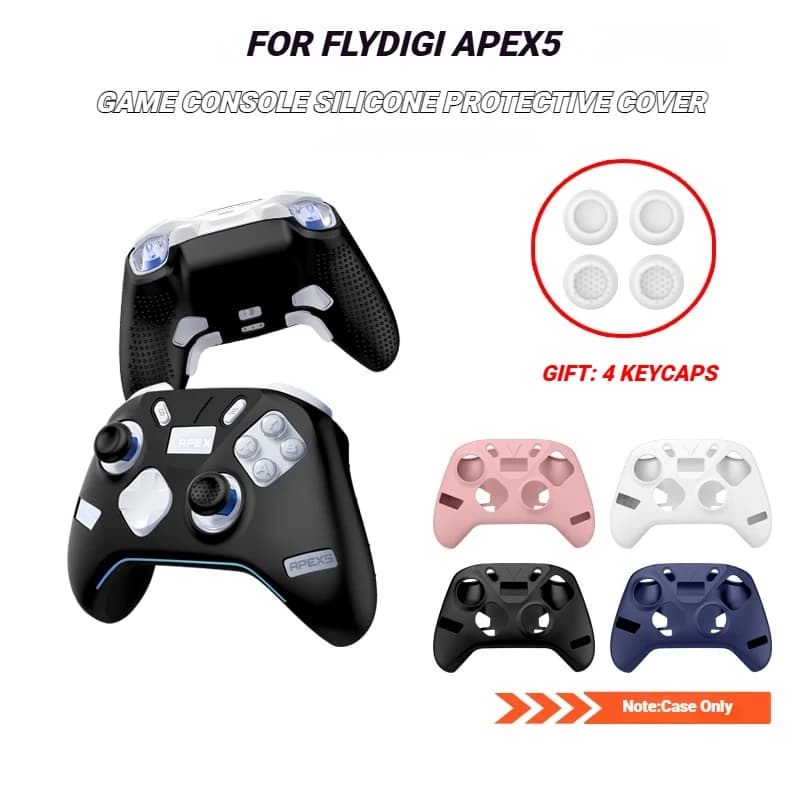 FLYDIGI Capa de Silicone para Controle Apex 5 + 4 Protetores