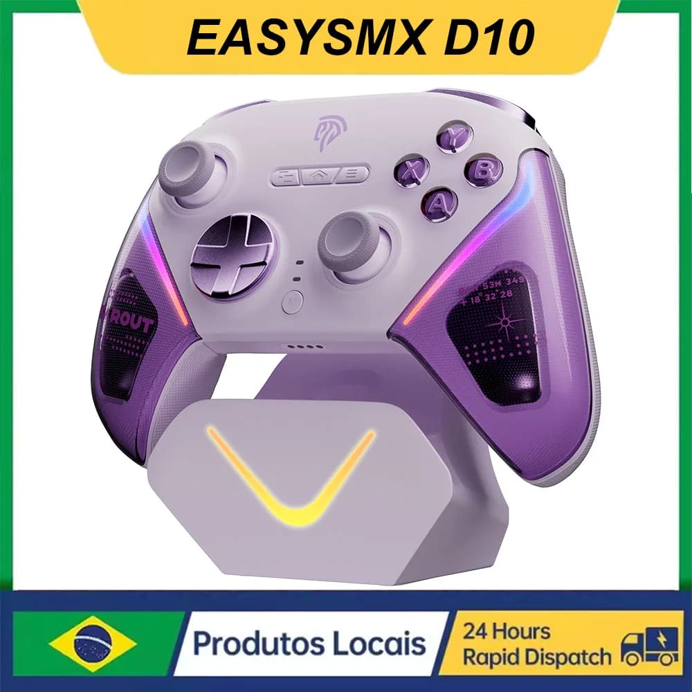 EasySMX D10 Controle sem fio com carregamento – PC, Switch, Mobile