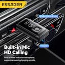 Essager Transmissor FM Bluetooth 5.4 sem fio para carro — miniatura