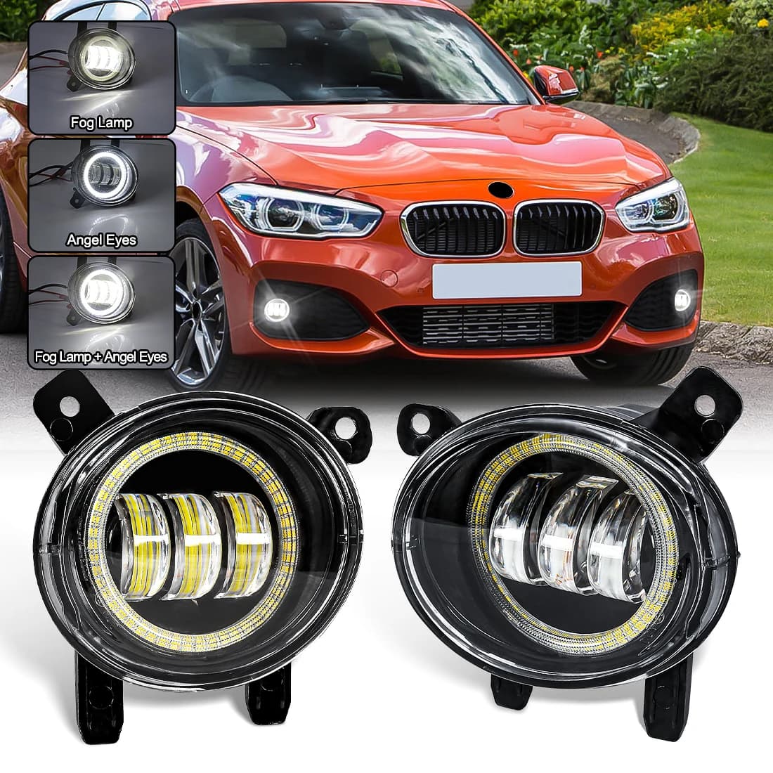 MAGIC COLORM Farol de Neblina LED para BMW F20 F30
