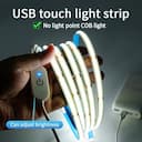 Fita de LED Flexível 5V com Dimmer Touch, USB - Iluminação Interna — miniatura