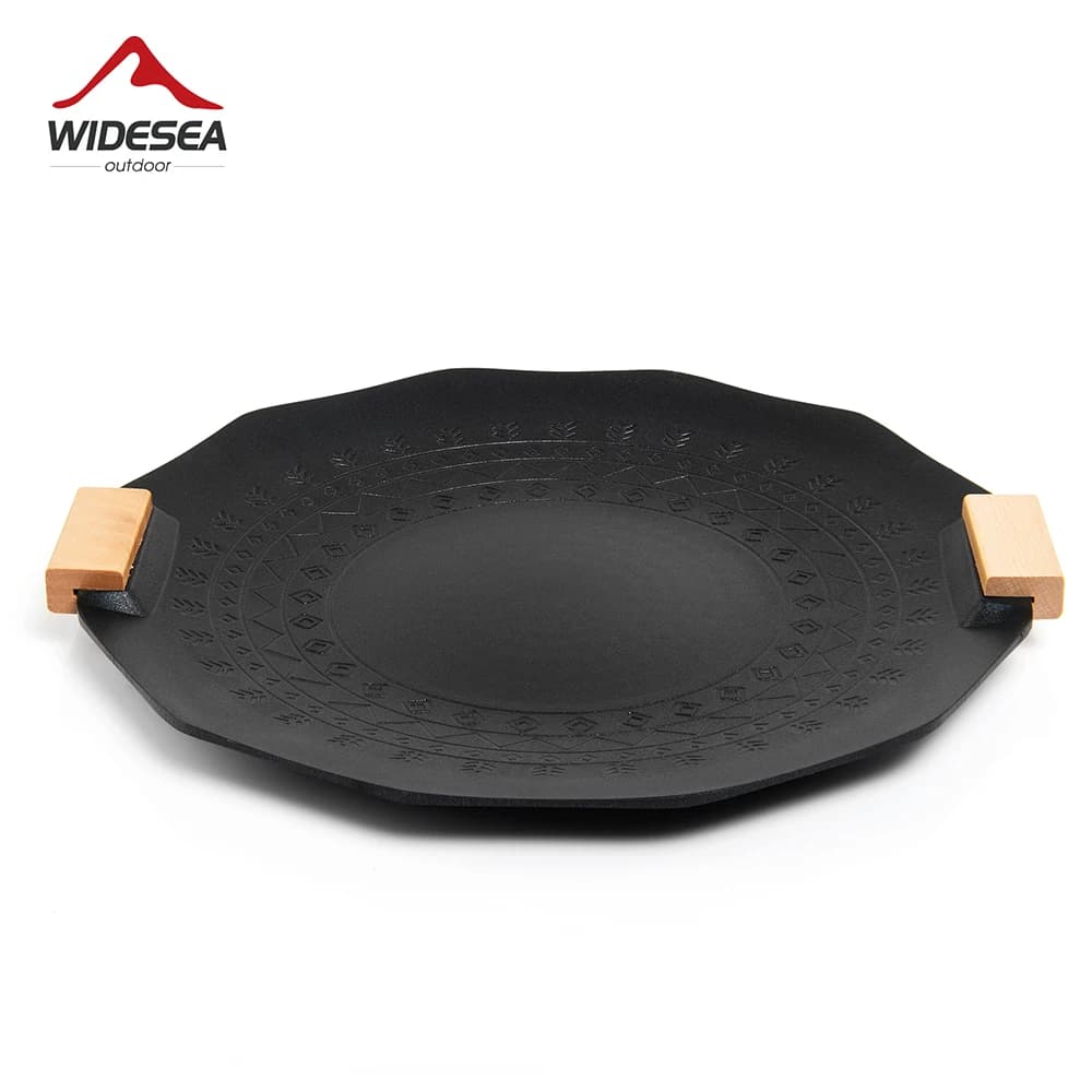 Widesea Placa de Churrasco Antiaderente para Churrasqueira