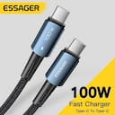 Essager Cabo Tipo C 100W PD - Carregamento Rápido — miniatura