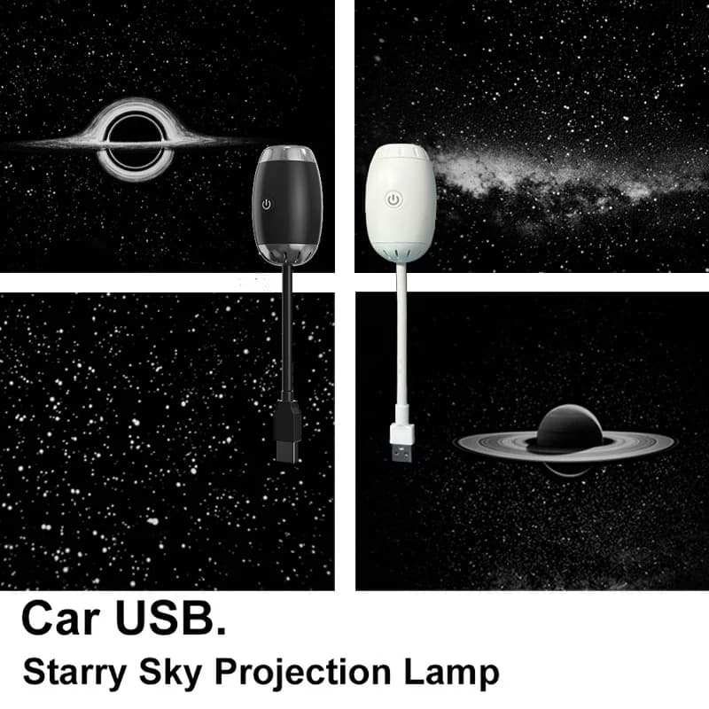 Projetor Galáxia – Luminária LED para quarto, carro e festas