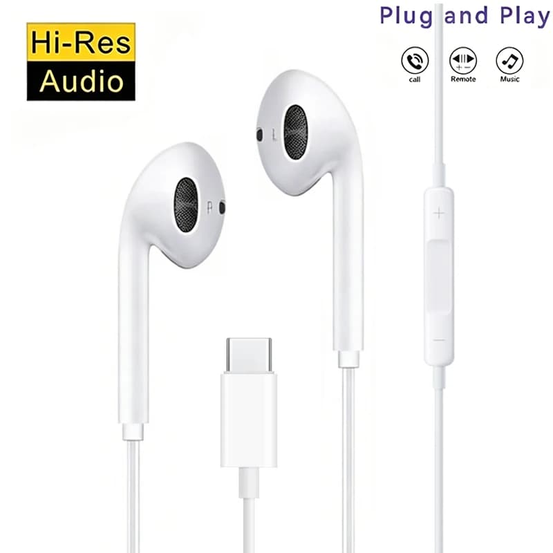 XK Fone Intra-auricular Tipo C com Controle e Microfone