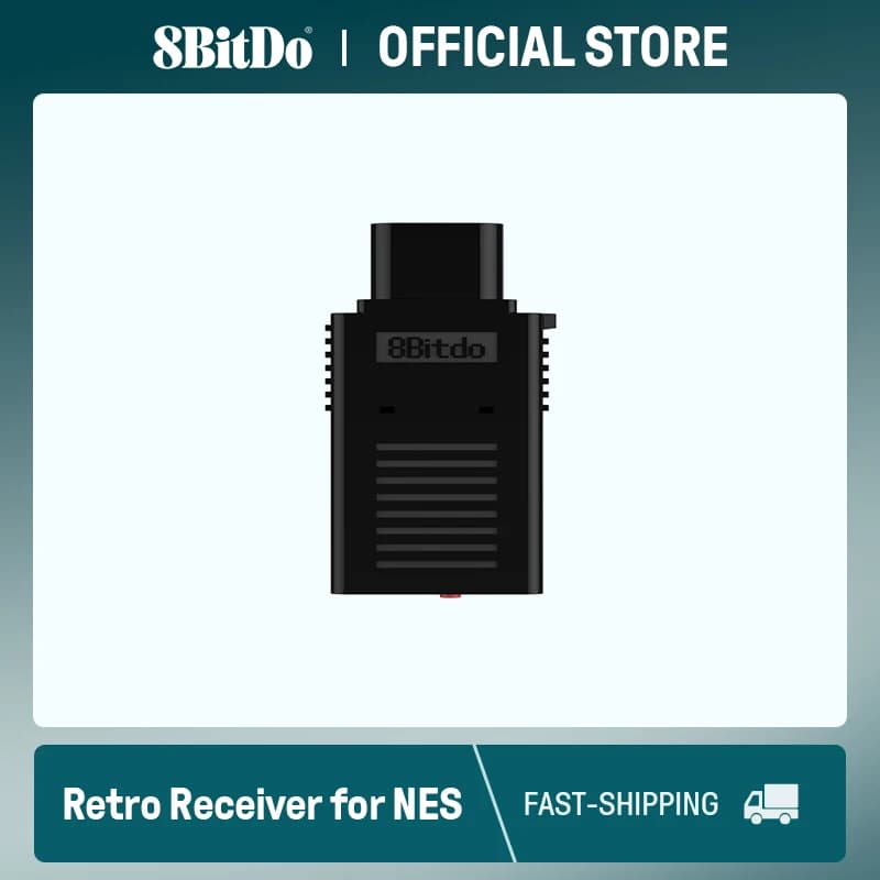 8bitdo Adaptador Bluetooth Retrô para NES – Conexão Sem Fio
