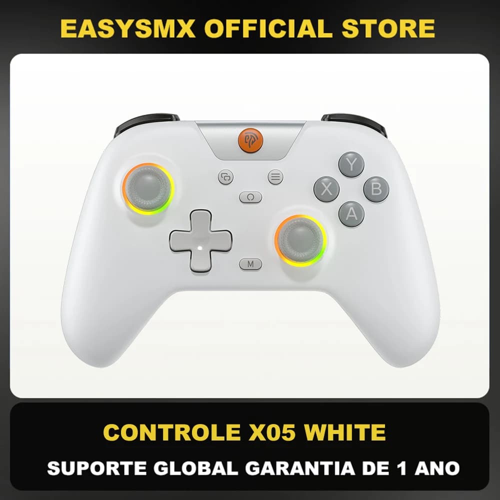EasySMX X05 Controle Sem Fio Bluetooth para PC, Celular e Switch