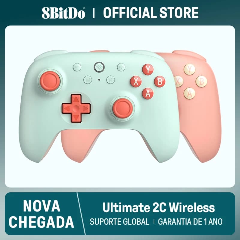 8BitDo Controle Sem Fio Ultimate 2C para PC e Android