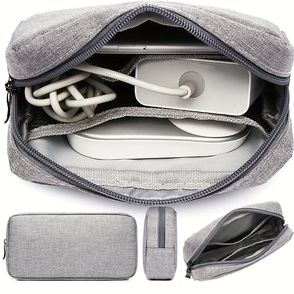 Organizador de Cabos para Bolsa de Viagem – Compacto e Prático