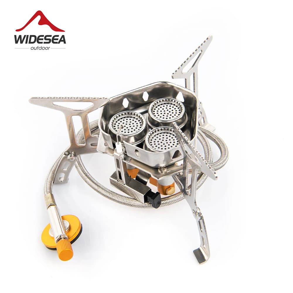 Widesea Fogão Portátil a Gás para Camping e Churrasco