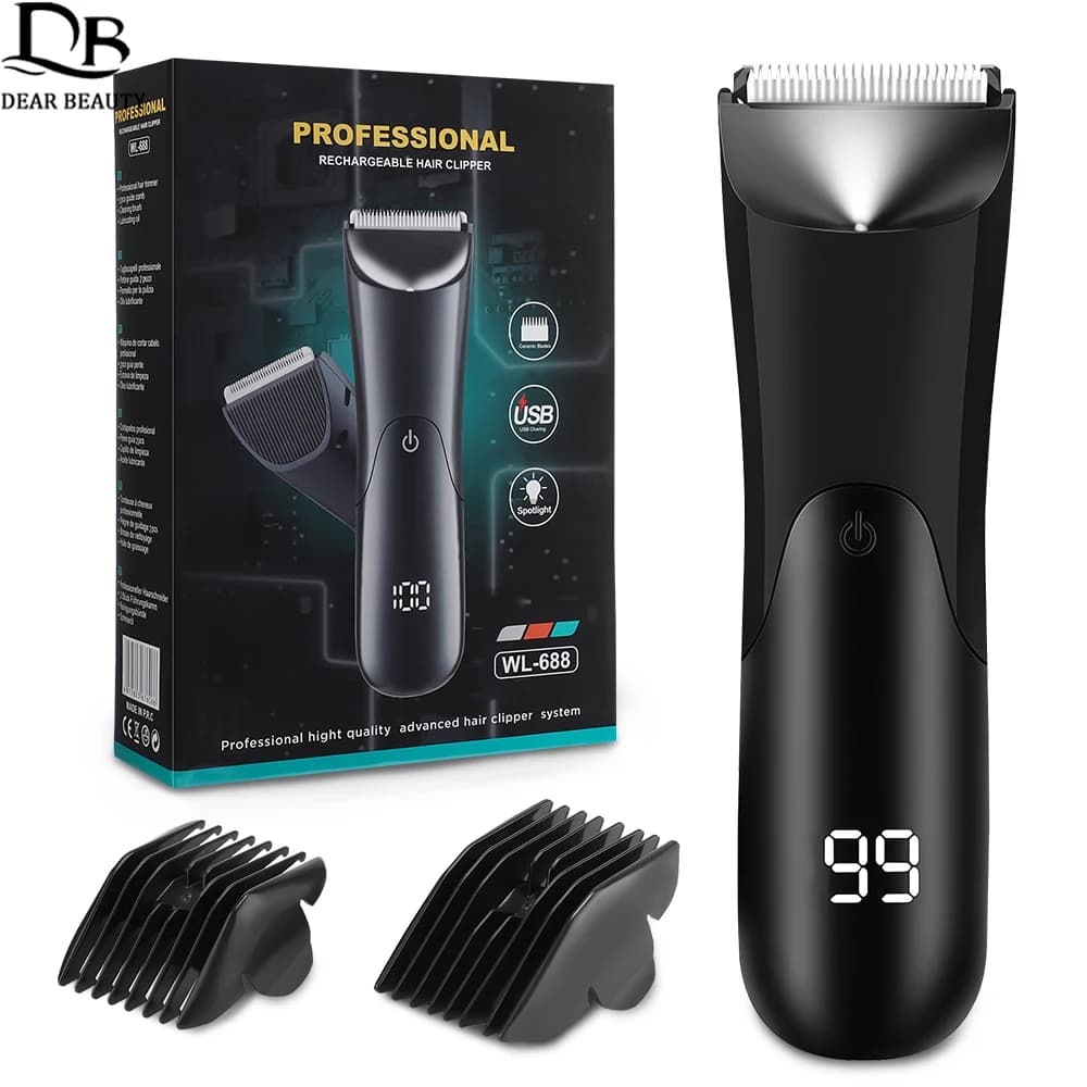 Aparador de Virilha Profissional Elétrico para Homens - R$54,21