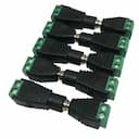Conectores DC 12V 5,5x2,1mm 5 pares – adaptador para LED e CCTV — miniatura