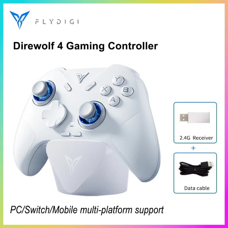 FLYDIGI Controle Sem Fio Direwolf 4 Gamepad Joysticks Ajustáveis