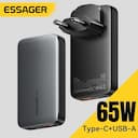 Essager Carregador GaN 65W USB-C de carga rápida — miniatura