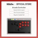 8bitdo Controle Arcade sem fio Switch/PC – 8 botões mecânicos — miniatura