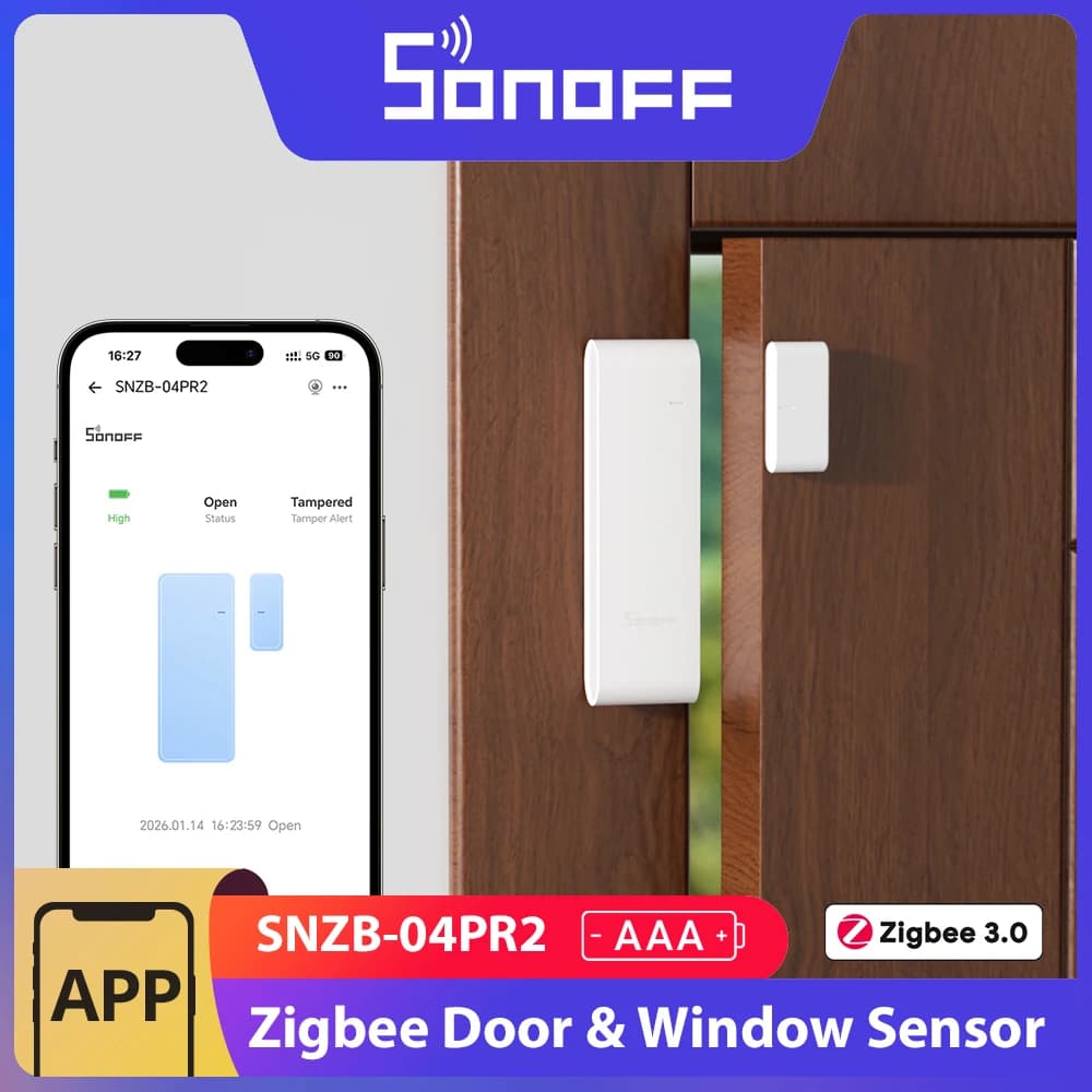 Sonoff SNZB-04PR2 Sensor Porta/Janela Zigbee SenseGuard