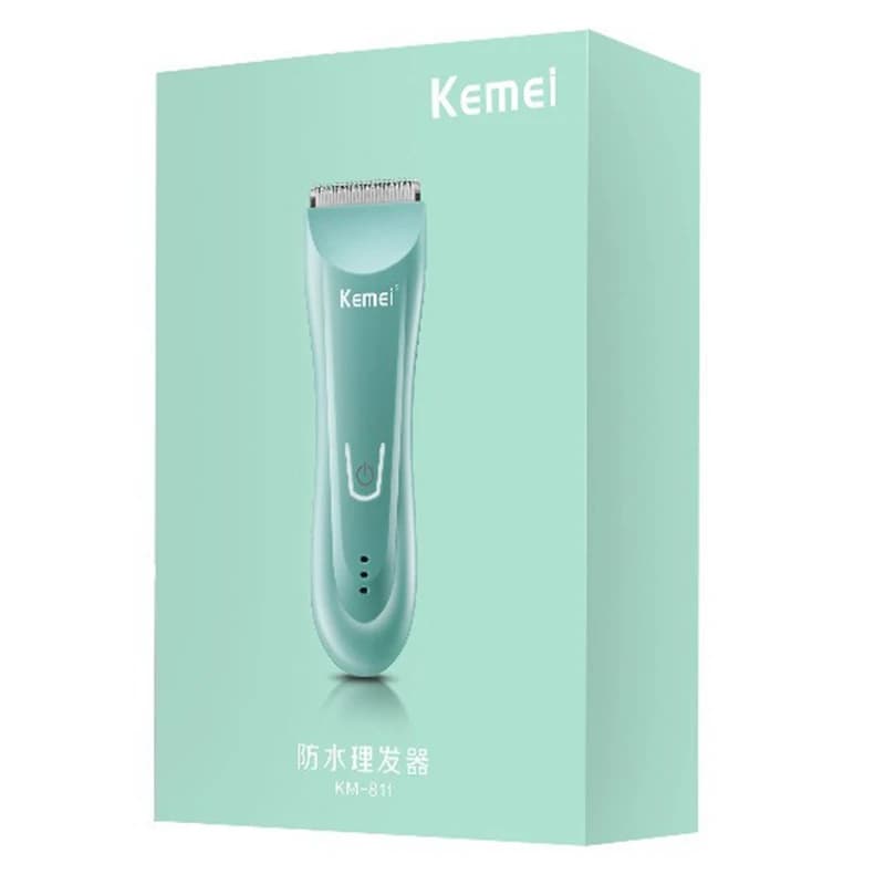 Kemei Trimmer Molhado e Seco 3 em 1 para Corpo, Rosto e Virilha