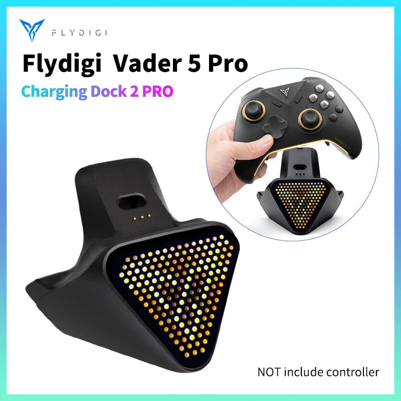 FLYDIGI Vader 5 Pro – Doca de Carregamento RGB e Hub USB
