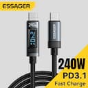 Essager Cabo USB-C 240W 100W PD 3.1 - Carregamento Rápido — miniatura