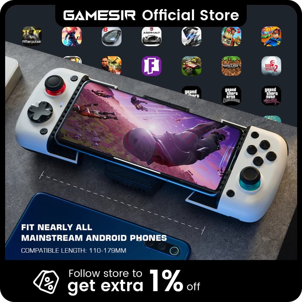 GameSir X3 Gamepad com Ventilador de Resfriamento