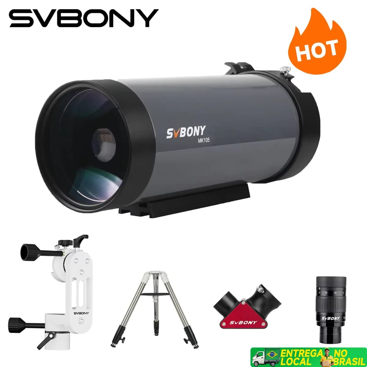 SVBONY Kit OTA MK105 para Telescópio SV225 - Espelho Zenital