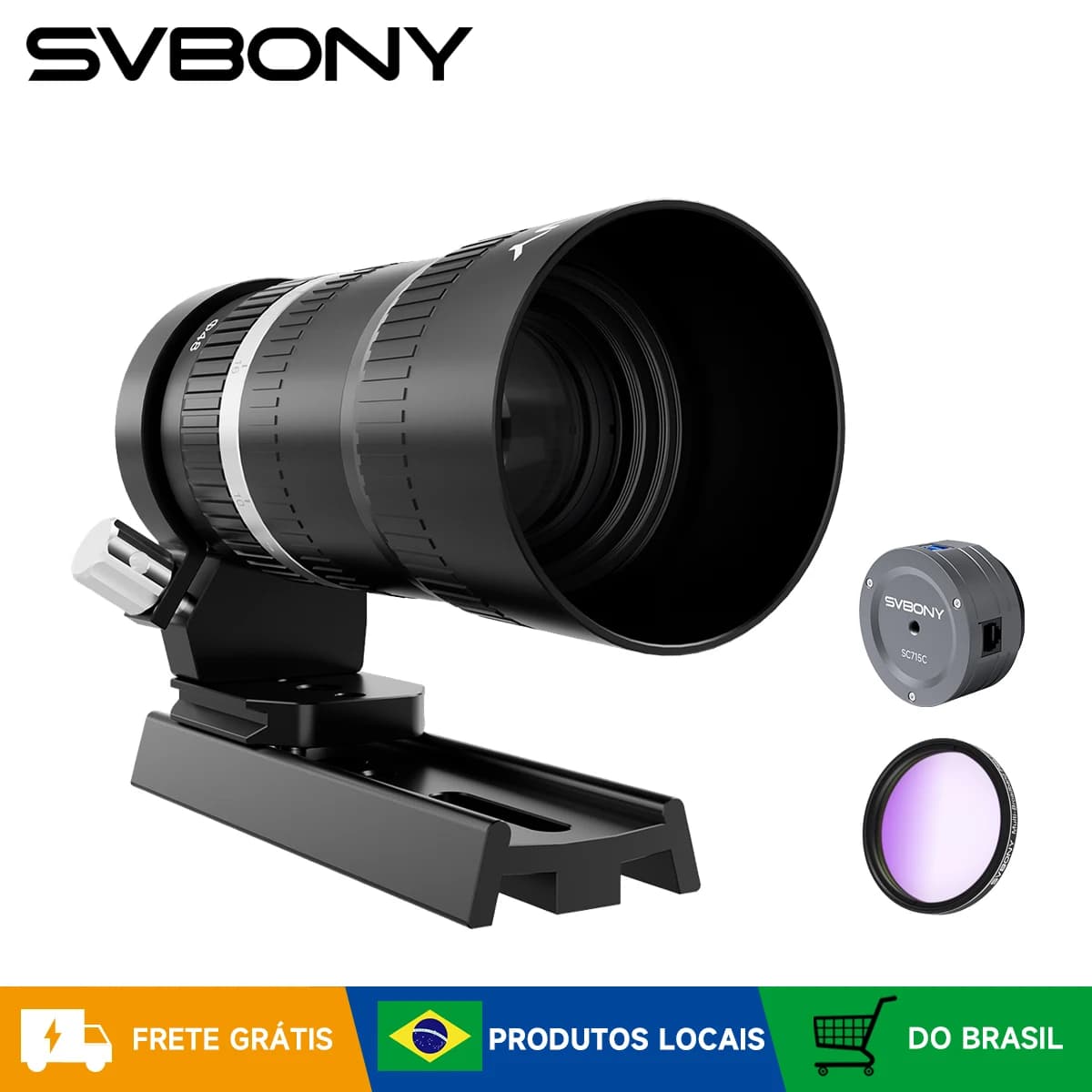 SVBONY SV535 Refrator 105mm APO para Astrofotografia
