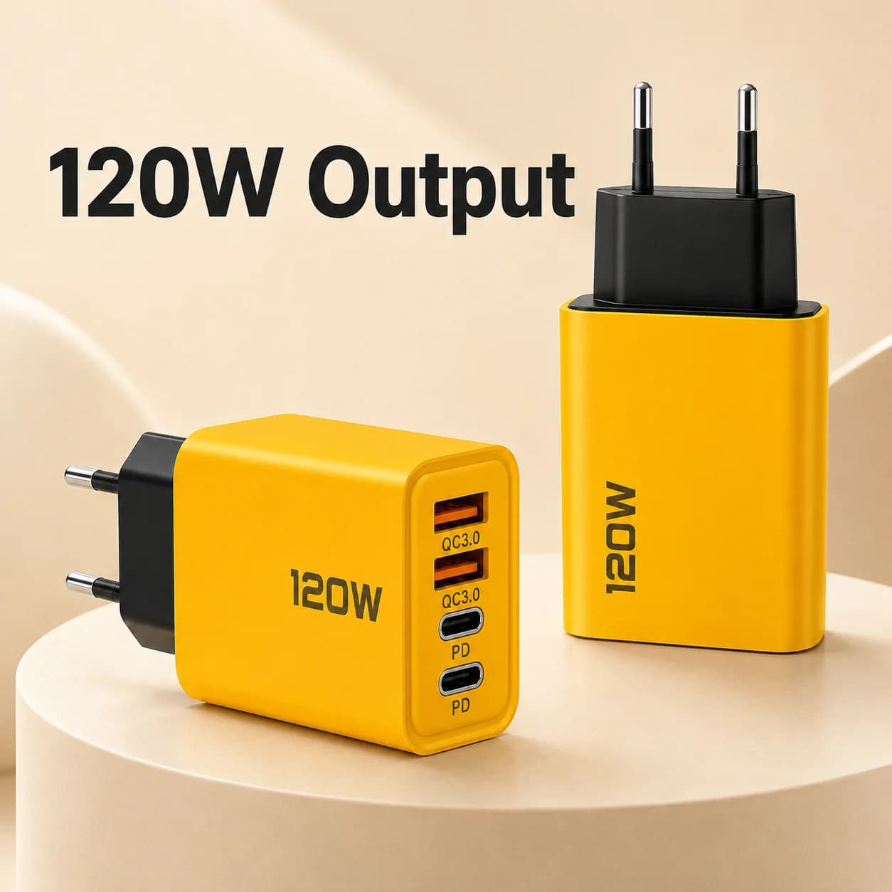 Xiaomi Carregador Rápido 120W USB-C 4 Portas