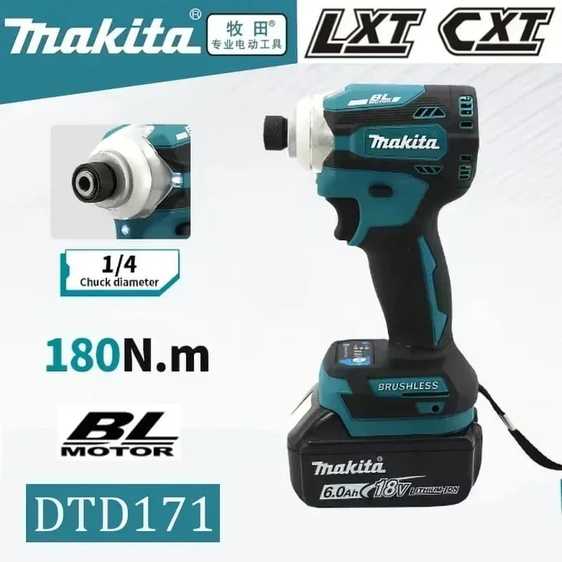 Makita Parafusadeira de Impacto 18V sem Escovas – Alta Torque