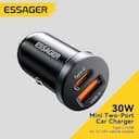 Essager Carregador de Carro USB 30W Rápido 4.0/3.0 — miniatura