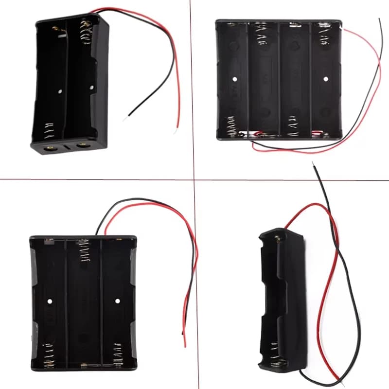 Estojo para Power Bank 18650 – Armazene 1 a 4 Baterias