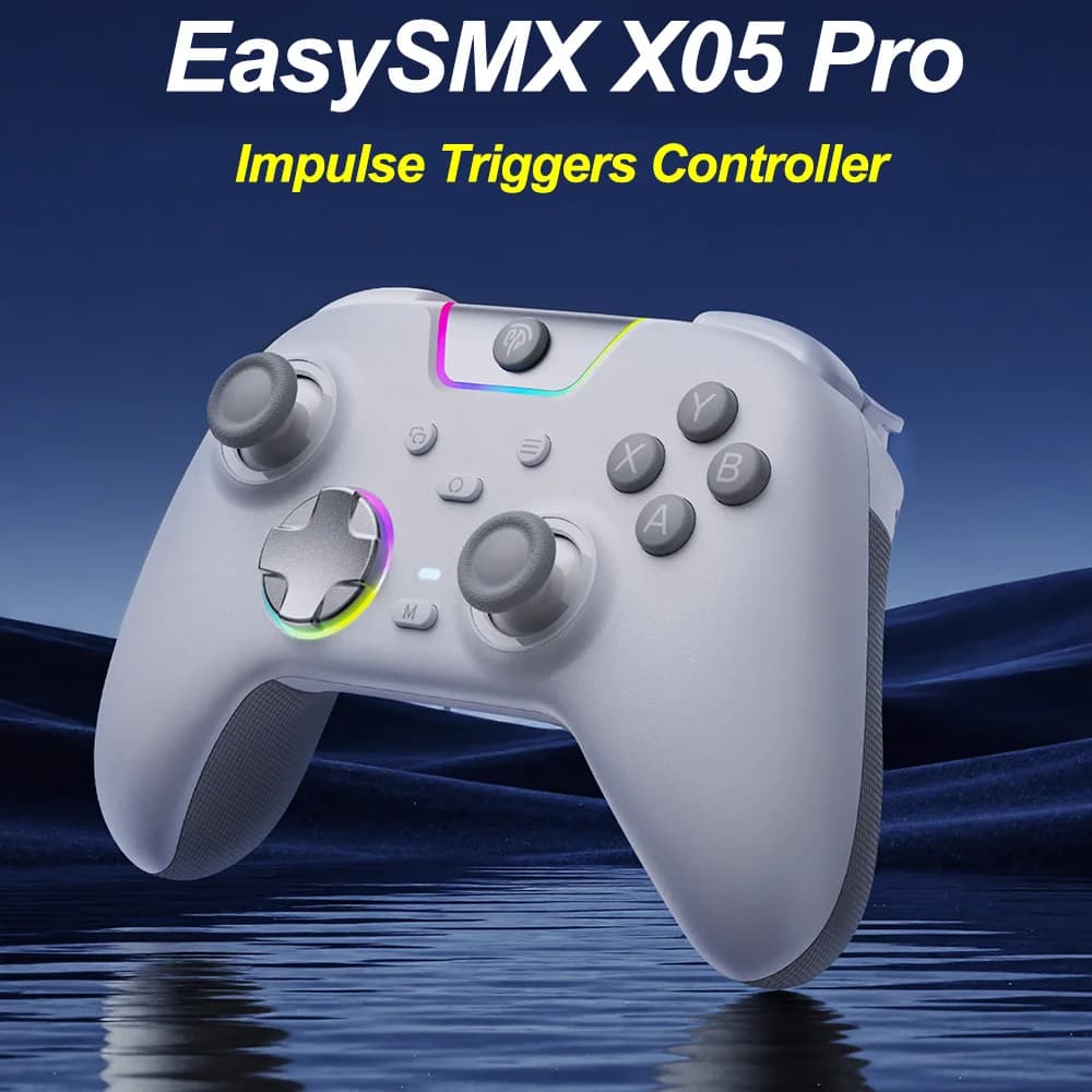 EasySMX X05 Pro Mute – Controle para PC, Switch, Celular e TV