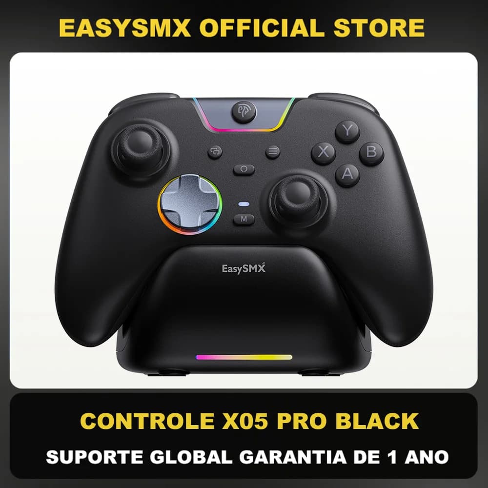 EasySMX X05 Pro – Controle sem fio para PC, Switch, celular