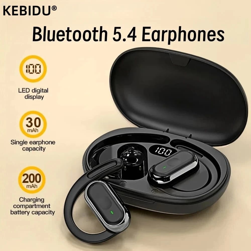 Fone Bluetooth 5.4 IPX7 com Cancelamento de Ruído – 20h de Bateria